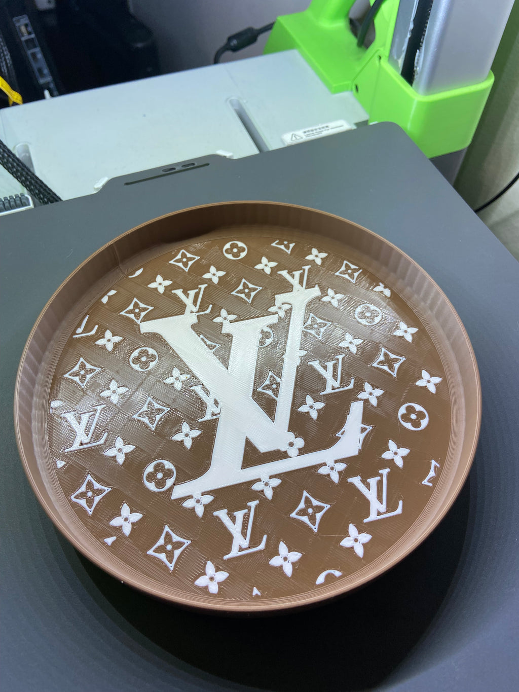 excutive Luxury 3D Printed Display Tray | Monogram-Inspired Organizer for Desk & Vanity