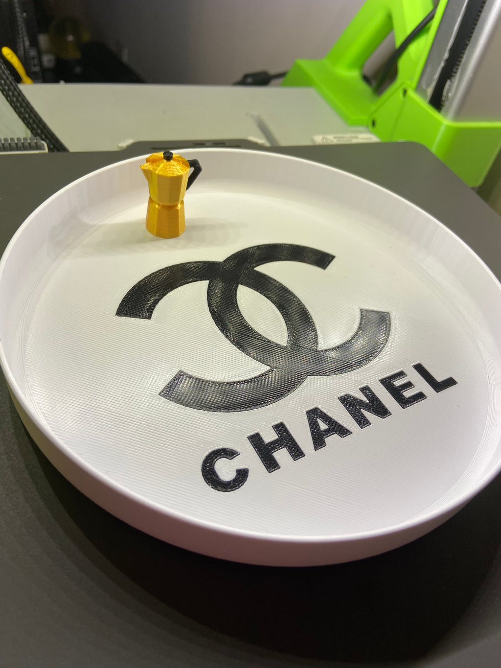 Luxury 3D Printed Designer-Inspired Tray | Elegant Desk, Vanity & Organizer Display