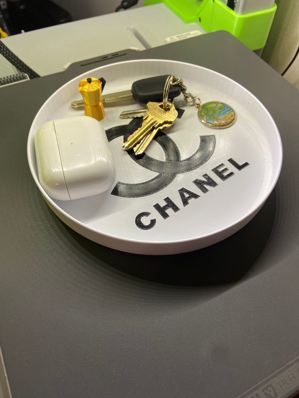 Luxury 3D Printed Designer-Inspired Tray | Elegant Desk, Vanity & Organizer Display