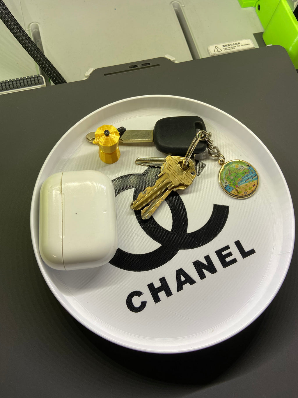 Luxury 3D Printed Designer-Inspired Tray | Elegant Desk, Vanity & Organizer Display