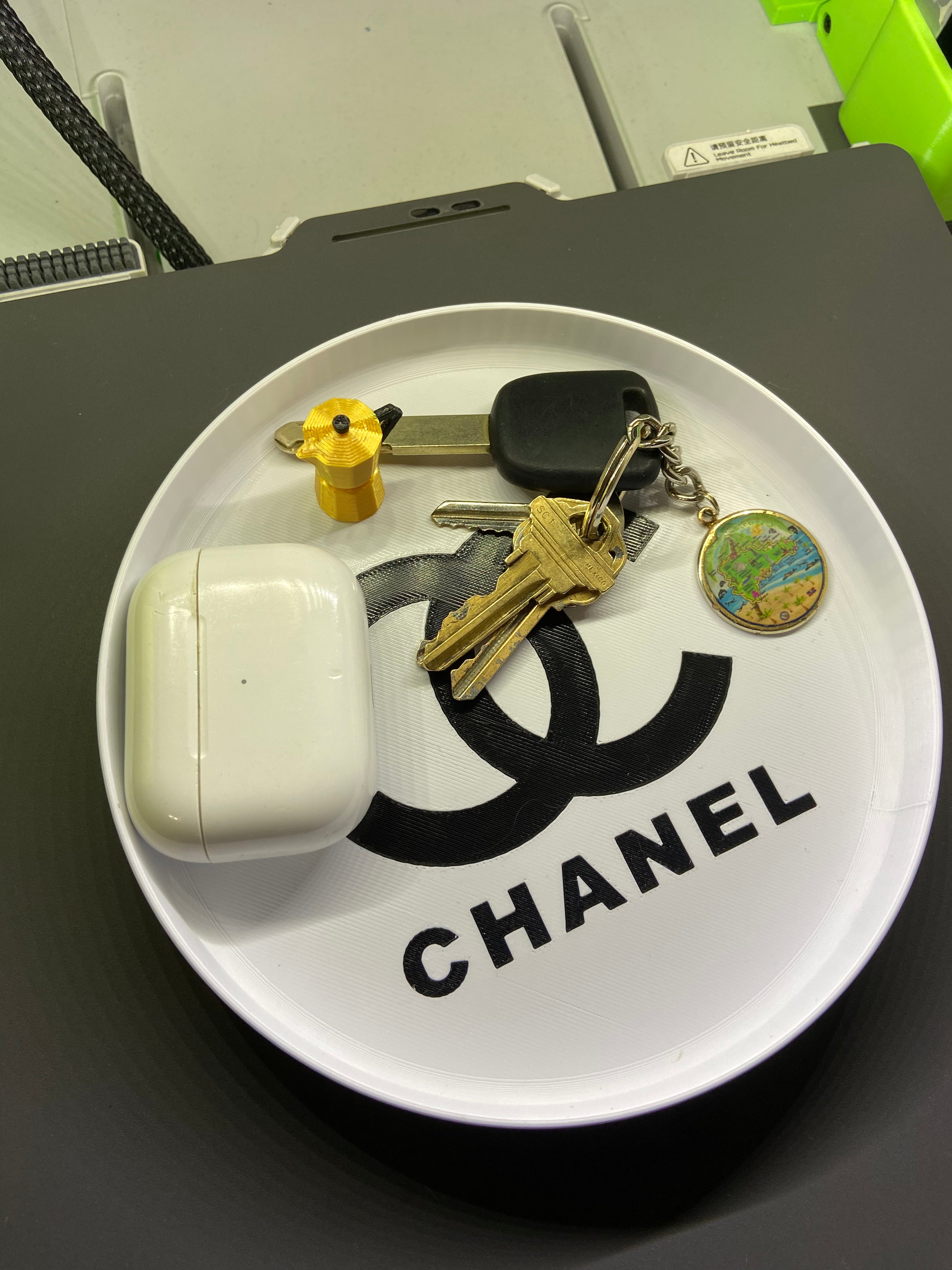 Luxury 3D Printed Designer-Inspired Tray | Elegant Desk, Vanity & Organizer Display