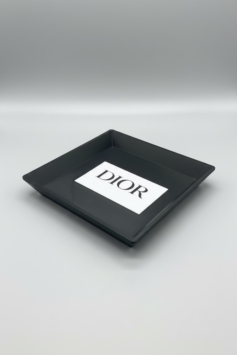Luxury Fashion-Inspired Catchall Tray for Jewelry, Keys & Decor